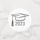 Confettis Script moderne - Photo personnalisée (Petit recto)