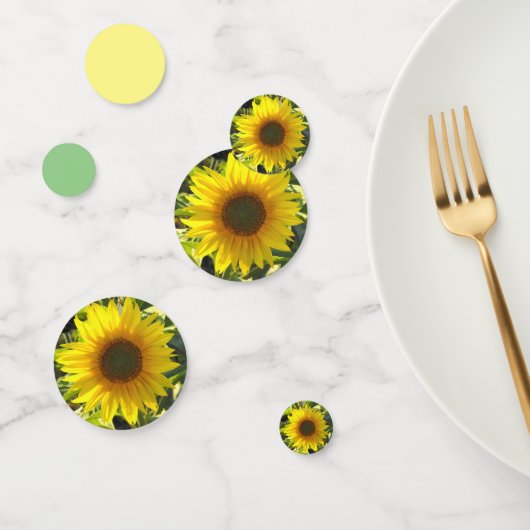 Confettis Sensation des tournesols (Groupe)