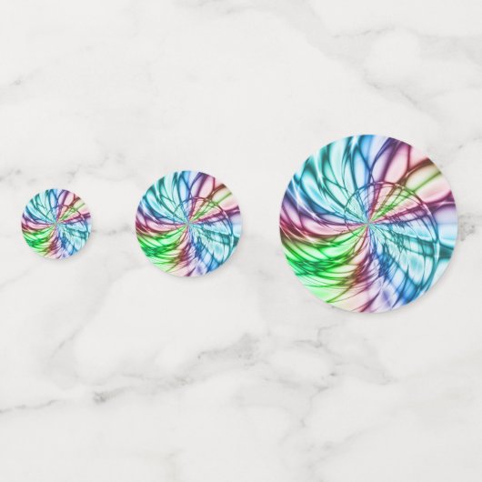 Confettis Serendipité | Multicolor Fractal Art (Derrière)
