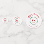 Confettis Serrure de Noël Et Cerfs (Devant)