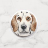 Confettis Setter Anglais Chien 3D Inspiré (Petit recto)