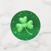 Confettis Shamrock 3D de la Saint Patrick (Petit recto)