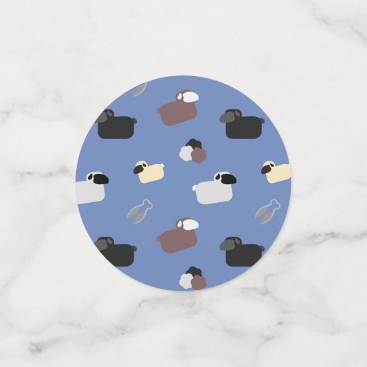 Confettis Sheeps & Shears (Petit recto)