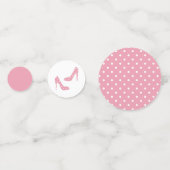 Confettis Si la chaussure est rose (Derrière)