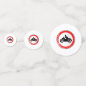 Confettis SIGNE DE TRAITE Ronde Moto Grunge (Devant)