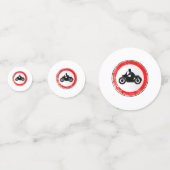 Confettis SIGNE DE TRAITE Ronde Moto Grunge (Derrière)