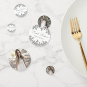 Confettis Silver Snowflake Winter Sweet 16 (Groupe)