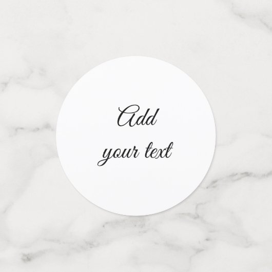 Confettis Simple congratulation graduation add your (Petit recto)