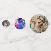 Confettis Simple Pink Bow Girl Coquette Bachelorette Party (Derrière)