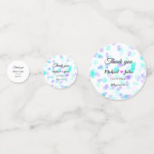 Confettis Simple thank you couple heart glitter (Devant)