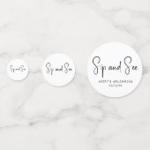 Confettis Sip Neutre Moderne Simple Et Voir (Devant)