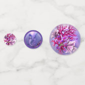 Confettis Sirène d'océan violet (Devant)