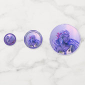 Confettis Sirène d'océan violet (Derrière)