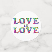 Confettis SlipperyJoe amour est l'amour goutte à goutte de f (Petit recto)