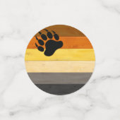 Confettis SlipperyJoe's Bear Pride drapeau de la texture du (Petit recto)