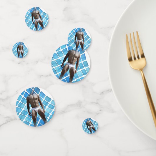 Confettis SlipperyJoe's Homme sous-vêtements 6 pack poitrine (Groupe)