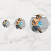 Confettis SlipperyJoe's Man serviette brisée mur de brique b (Devant)