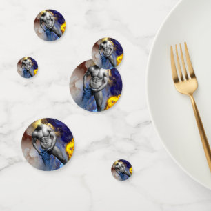 Confettis SlipperyJoe's Man steamy shirt abs six pack