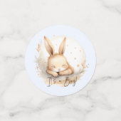 Confettis Snuggle Bunny C'est un garçon (Petit recto)