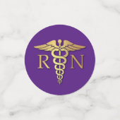 Confettis Soins infirmiers École de Graduation Party Purple  (Petit recto)