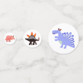 Confettis Soirée d'anniversaire à thème des Dinosaures (Devant)