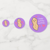 Confettis Soirée d'anniversaire d'arachide mignonette enfant (Devant)