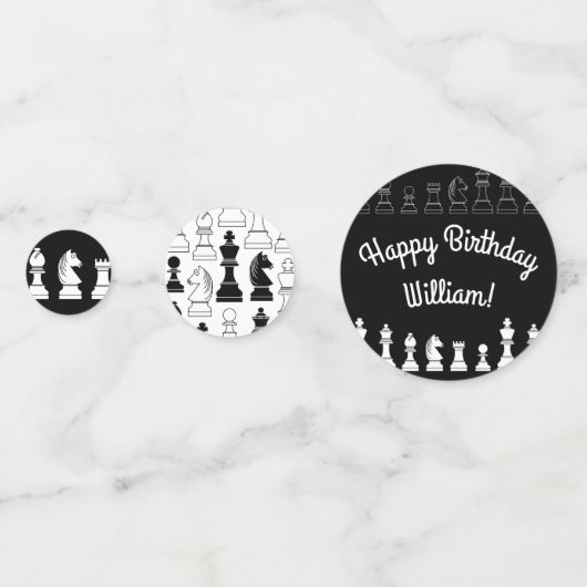 Confettis Soirée d'Anniversaire de enfant des Jeux de la Com (Devant)