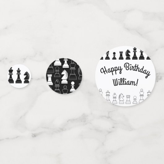 Confettis Soirée d'Anniversaire de enfant des Jeux de la Com (Derrière)