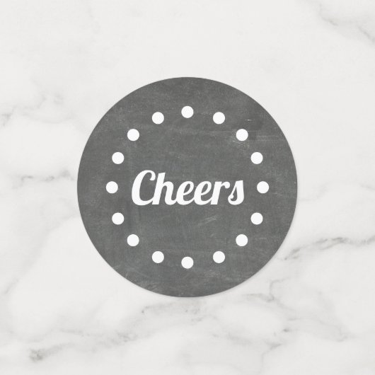 Confettis Soirée d'anniversaire fête personnalisée (Petit recto)