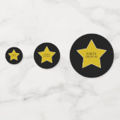 Confettis Soirée d'anniversaire joyeuse de la star du cinéma (Devant)