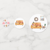 Confettis Soirée de Thanksgiving Soirée personnalisée (Derrière)