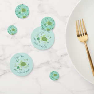 Confettis Sous le Baby shower des tortues de mer