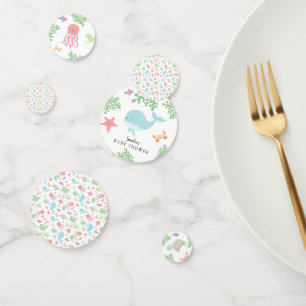 Confettis Sous le Baby shower marin Cute Kawaii Merci