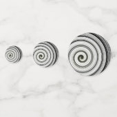 Confettis spirale noire et blanche (Derrière)