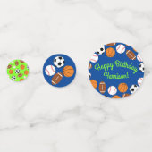 Confettis Sports Anniversaire Fête Enfants mignonne (Devant)