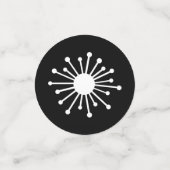 Confettis Starburst rétro du milieu du siècle (Petit recto)