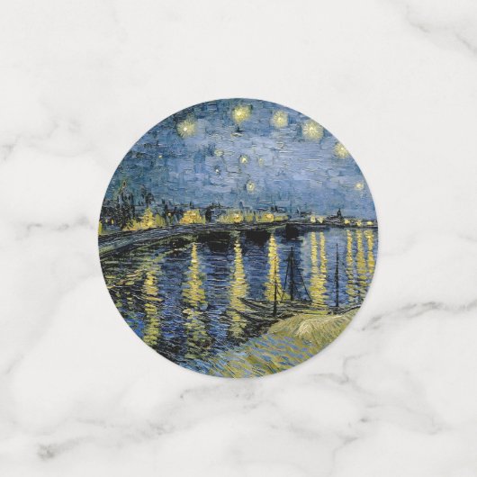 Confettis Starry Night Vincent van Gogh (Petit recto)