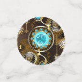 Confettis Steampunk Rusty Background (Petit recto)
