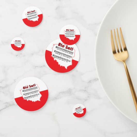 Confettis Sto Lat ! Carte de la chanson polonaise (Groupe)