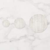 Confettis Succulents et Mariage de bois rustique ID515 (Derrière)