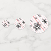 Confettis Sucre de canne avec Snowflakes 60pcs Table Confett (Devant)