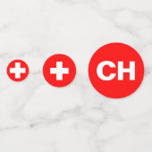 Confettis Suisse Fête nationale CH (Derrière)