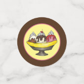 Confettis SUNDAE FUNDAE Banana Split Ice Cream Social (Petit recto)