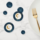 Confettis Sur Le Baby shower À Thème Espace Lune (Groupe)