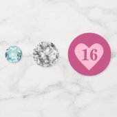 Confettis Sweet 15th 16th Birthday Gemstones (Devant)