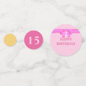 Confettis Sweet 15th, 16th Birthday on Rose Gold (Devant)