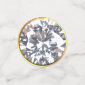 Confettis Sweet 16 Princess Tiara sur Bleu clair et Noir (Petit recto)