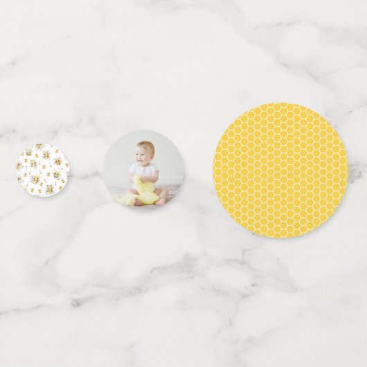 Confettis Sweet to Bee ONE' 1er anniversaire (Derrière)