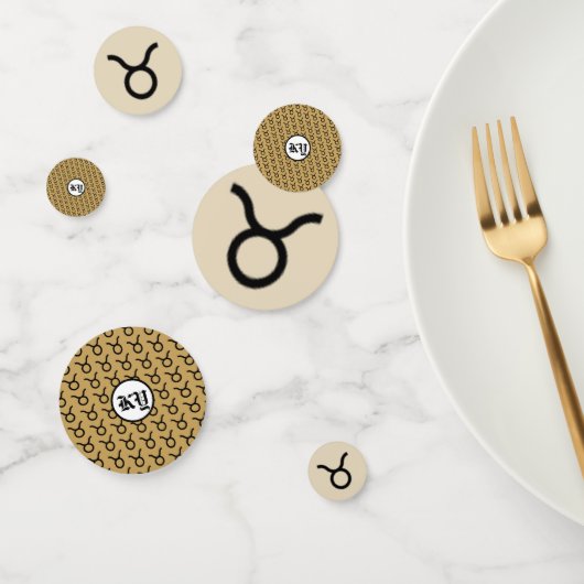 Confettis Symbole du zodiaque de Taurus par Kenneth Yoncich (Groupe)