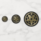 Confettis Symbole pentagramme classique (Devant)